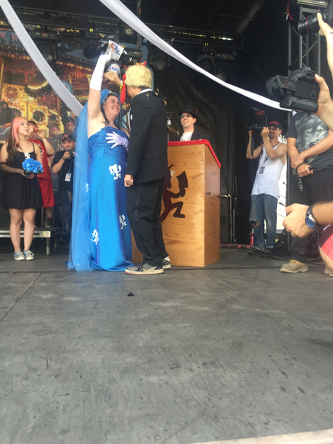 Illustration for article titled 2015 Gathering Of The Juggalos: Children, a wedding, and Juggalos For Jesus